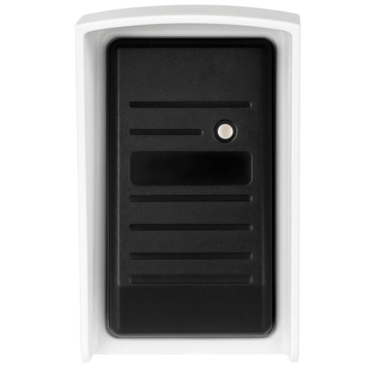Козырёк для считывателя PS-ACM26-EM белый, уличный, PETG пластик, защита от дождя и пыли