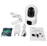 Комплект видеонаблюдения 4G 2Мп KIT-G100C-1-4G микрофон, динамик, 2 объектива по 2Мп, ИК-подсветка, для помещения
