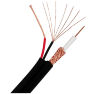 Кабель КВК RG-59 + 2 x 0.35 кв.мм. 90м. KVK-CCA-2035-90
