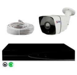 Комплект видеонаблюдения IP 2Мп  KIT-C201POE-YE облако IPEye, одна уличная камера
