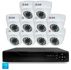 Комплект видеонаблюдения AHD 8Мп  KIT-A810HD 10 камер для помещения, ночная съемка, датчик движения