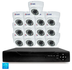 Комплект видеонаблюдения AHD 8Мп  KIT-A813HD 13 камер для помещения, ночная съемка, датчик движения