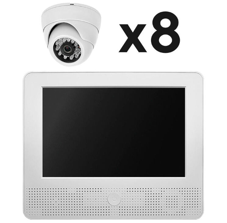 Комплект видеонаблюдения AHD 5Мп KIT-A9508HD 8 камер для помещения, регистратор с монитором