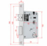 Дверной замок WIFI Ps-Link PS-Z17-TY с отпечатком пальца / tuya / Чёрный