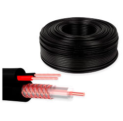 Кабель КВК KVK-CU-2075-60 RG-59 + 2 x 0.75 мм. 60м.