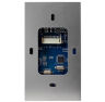 Система СКУД KIT-1203MF-B на 1 дверь, панель со считывателем RFID 13МГц Mifare, замок черный накладной, НЗ тип
