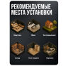 Комплект видеонаблюдения AHD 8Мп KIT-B804HD 2 камеры для улицы, 2 камеры для помещения, датчик движения, ночная съемка