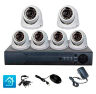 Комплект видеонаблюдения AHD 5Мп KIT-A506HDV-NC 6 камер, антивандальный, без кабеля